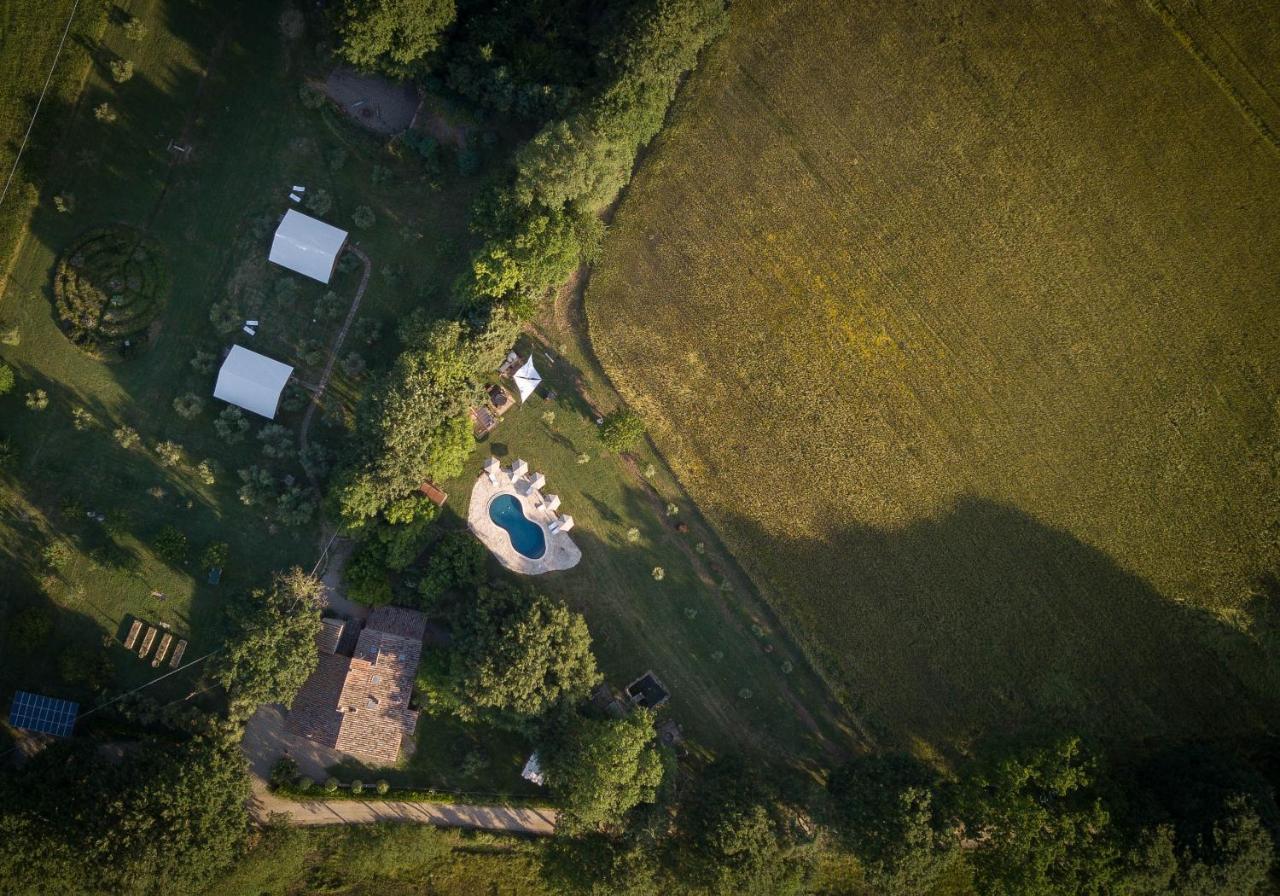 Glamping In Toscana, Luxury Tents In Agriturismo Biologico Sorano  Bagian luar foto