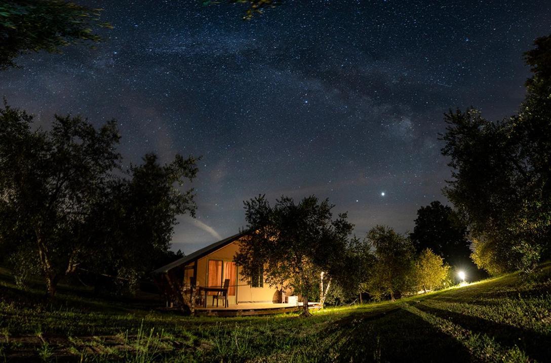 Glamping In Toscana, Luxury Tents In Agriturismo Biologico Sorano  Bagian luar foto